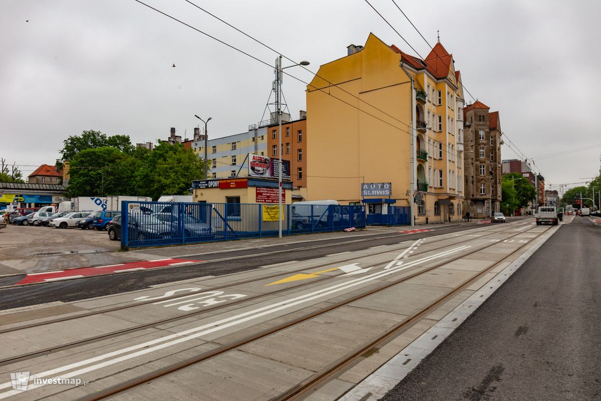 Zdjęcie [Wrocław] Trasa tramwajowa wzdłuż ulicy Hubskiej fot. Jakub Zazula 