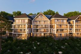 W Świeradowie-Zdroju powstaje nowy apartamentowiec w kompleksie Hotel & Medi-SPA Biały Kamień  [WIZUALIZCJE]