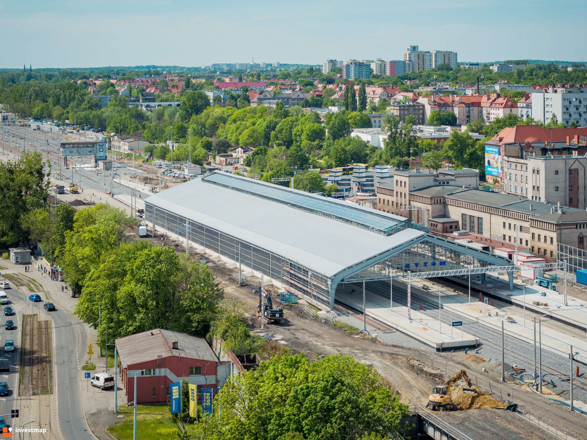 Trwają prace przy modernizacji zabytkowej stacji kolejowej w Bytomiu 