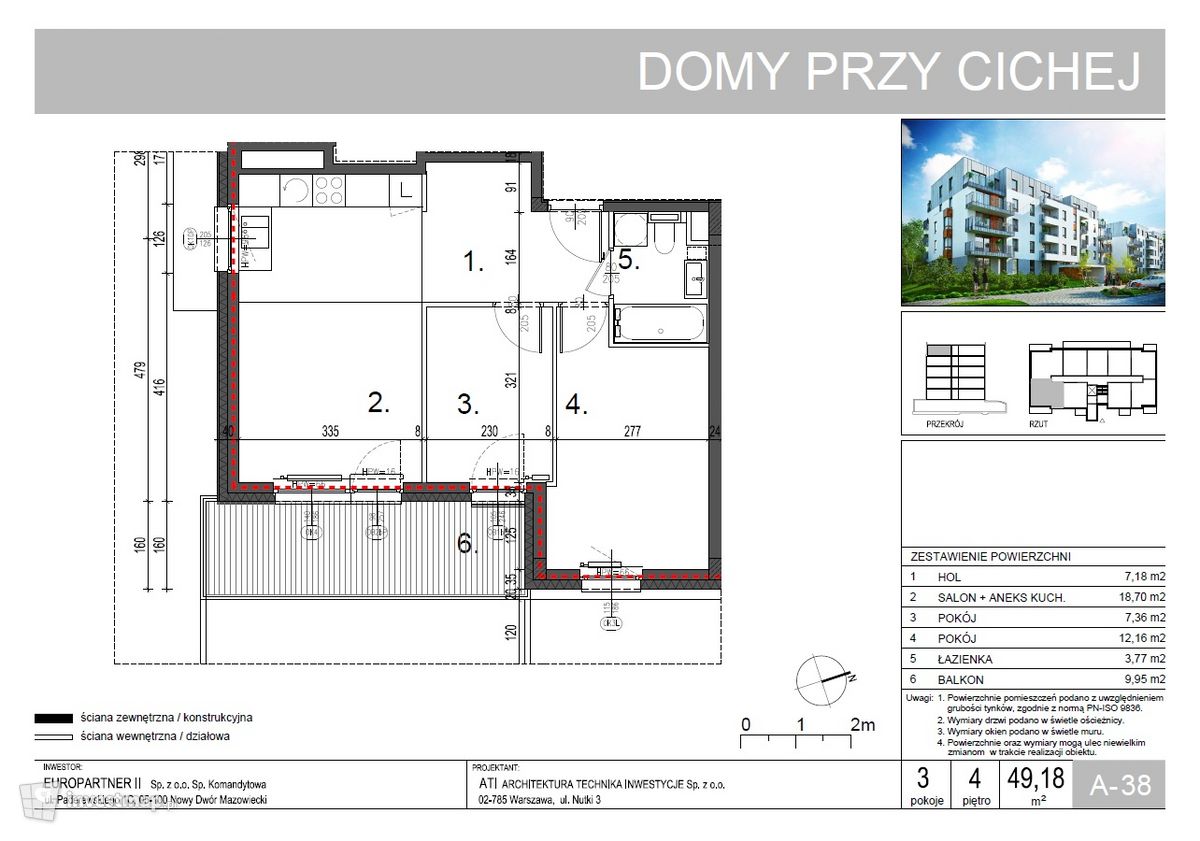 Wizualizacja [Nowy Dwór Mazowiecki] Domy przy Cichej dodał Euro Partner II 