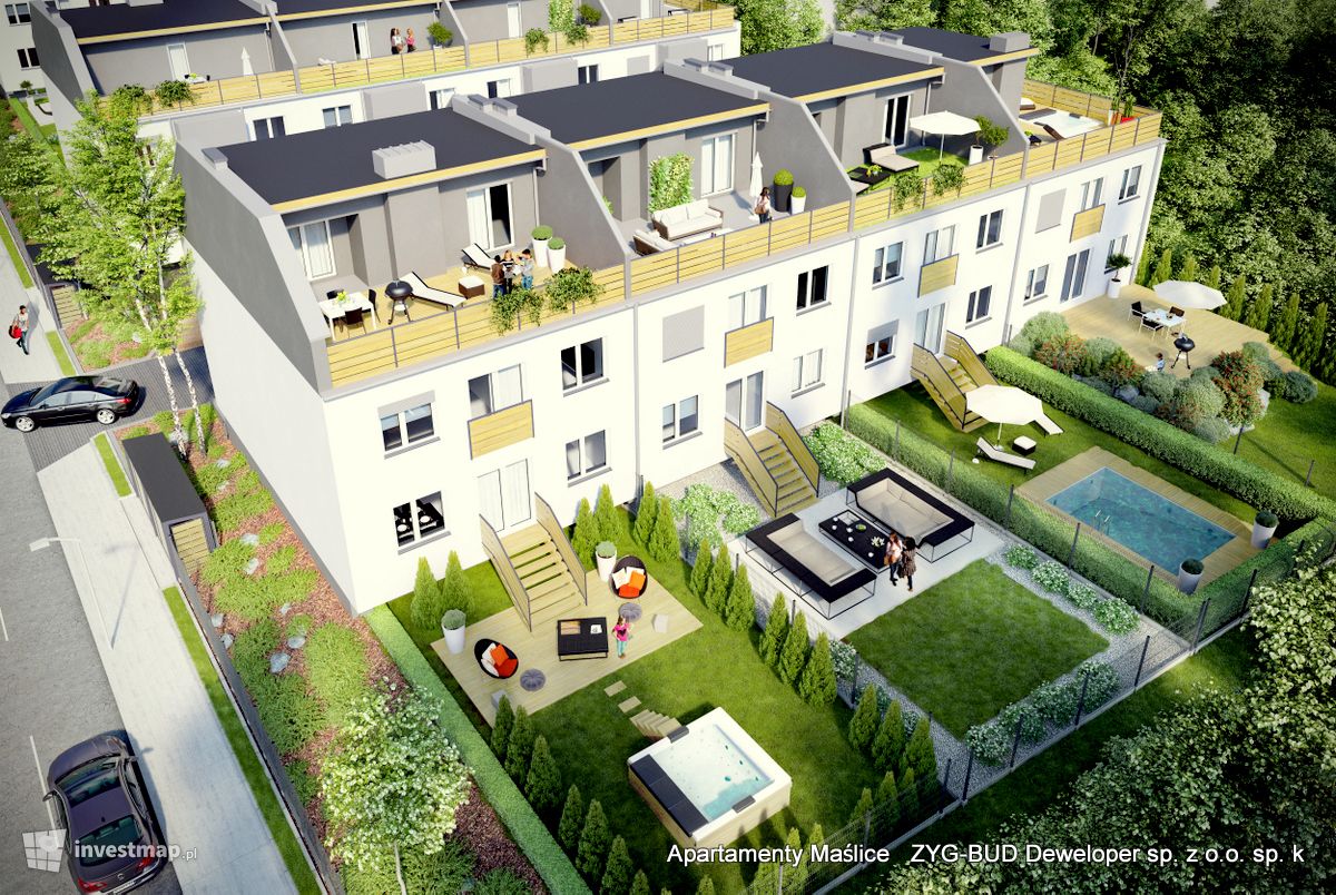 Wizualizacja [Wrocław] Osiedle "Apartamenty Maślice" dodał Jan Hawełko 