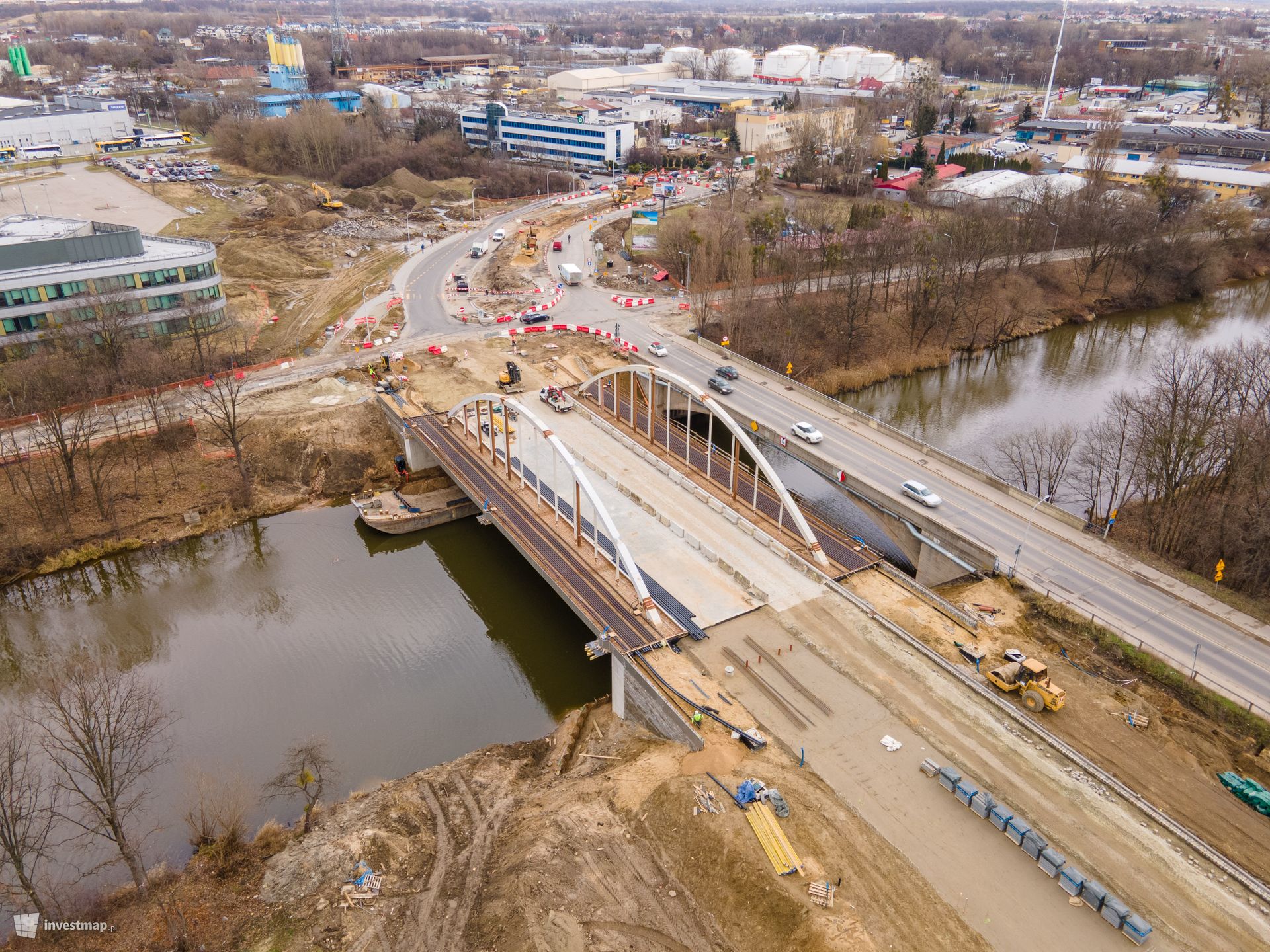 Nowe mosty Chrobrego to nowa jakość komunikacji na wschodzie Wrocławia. Jak idą prace? 