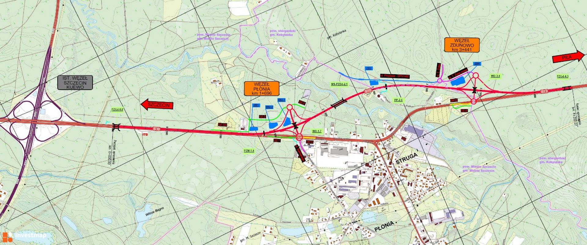 S10 Szczecin Kijewo - Szczecin Zdunowo