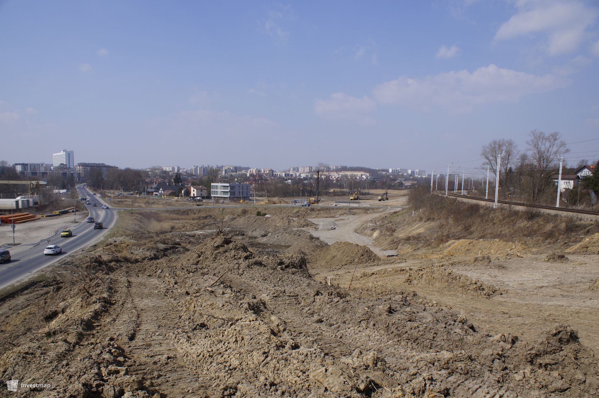 Trwają prace na budowie Wschodniej Obwodnicy Krakowa 