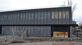 W Krakowie dobiega końca budowa Studenckiego Centrum Konstrukcyjnego AGH [ZDJĘCIA + WIZUALIZACJE]