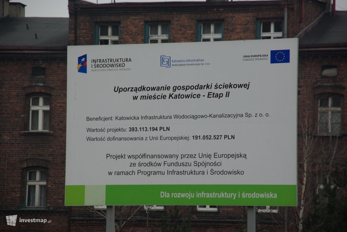 Zdjęcie [Katowice] Uporządkowanie gospodarki ściekowej - Etap II fot. Lukander 