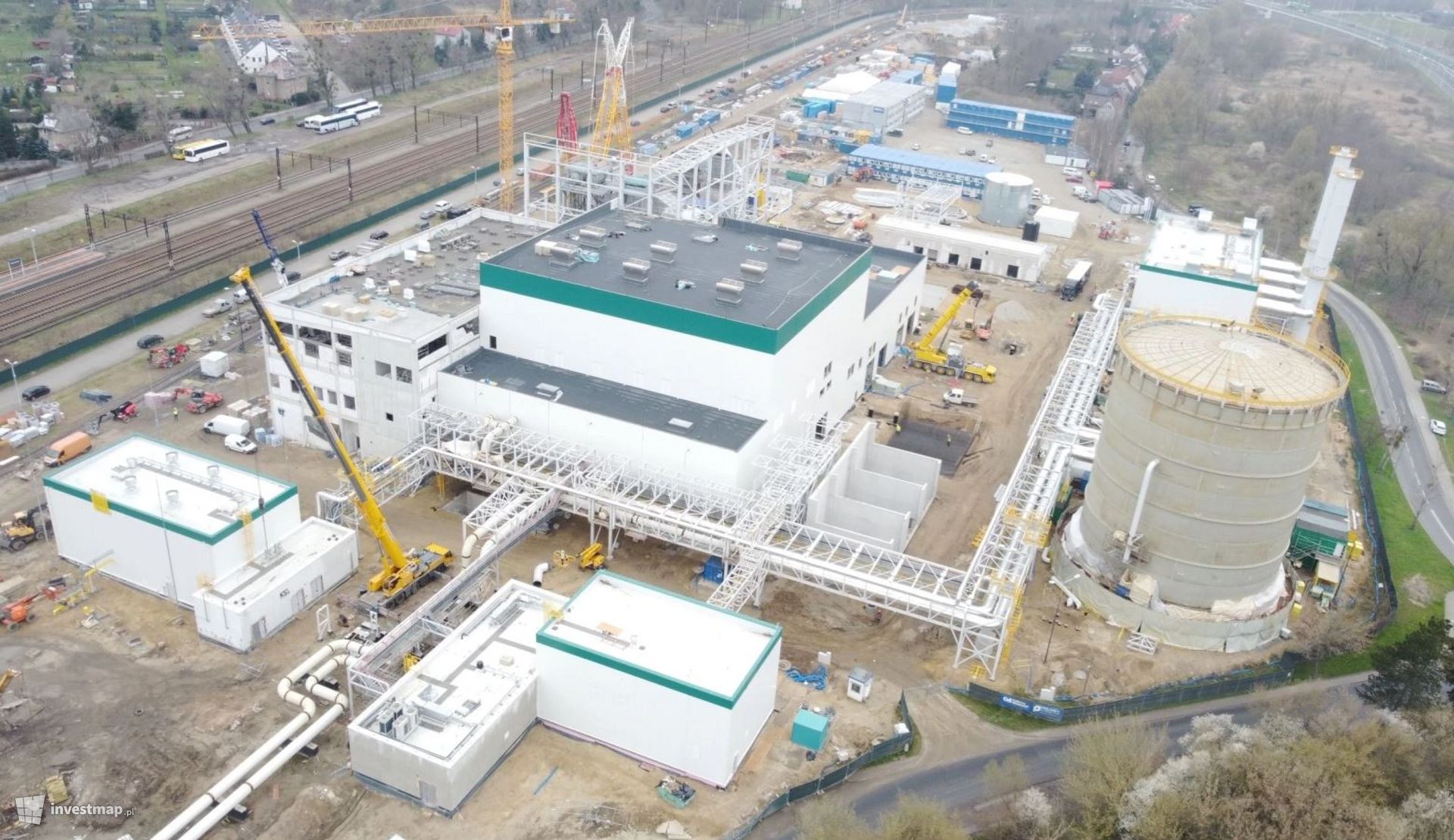 Pod Wrocławiem dobiega końca budowa wartej ponad miliard złotych nowej, wielkiej ekologicznej elektrociepłowni 