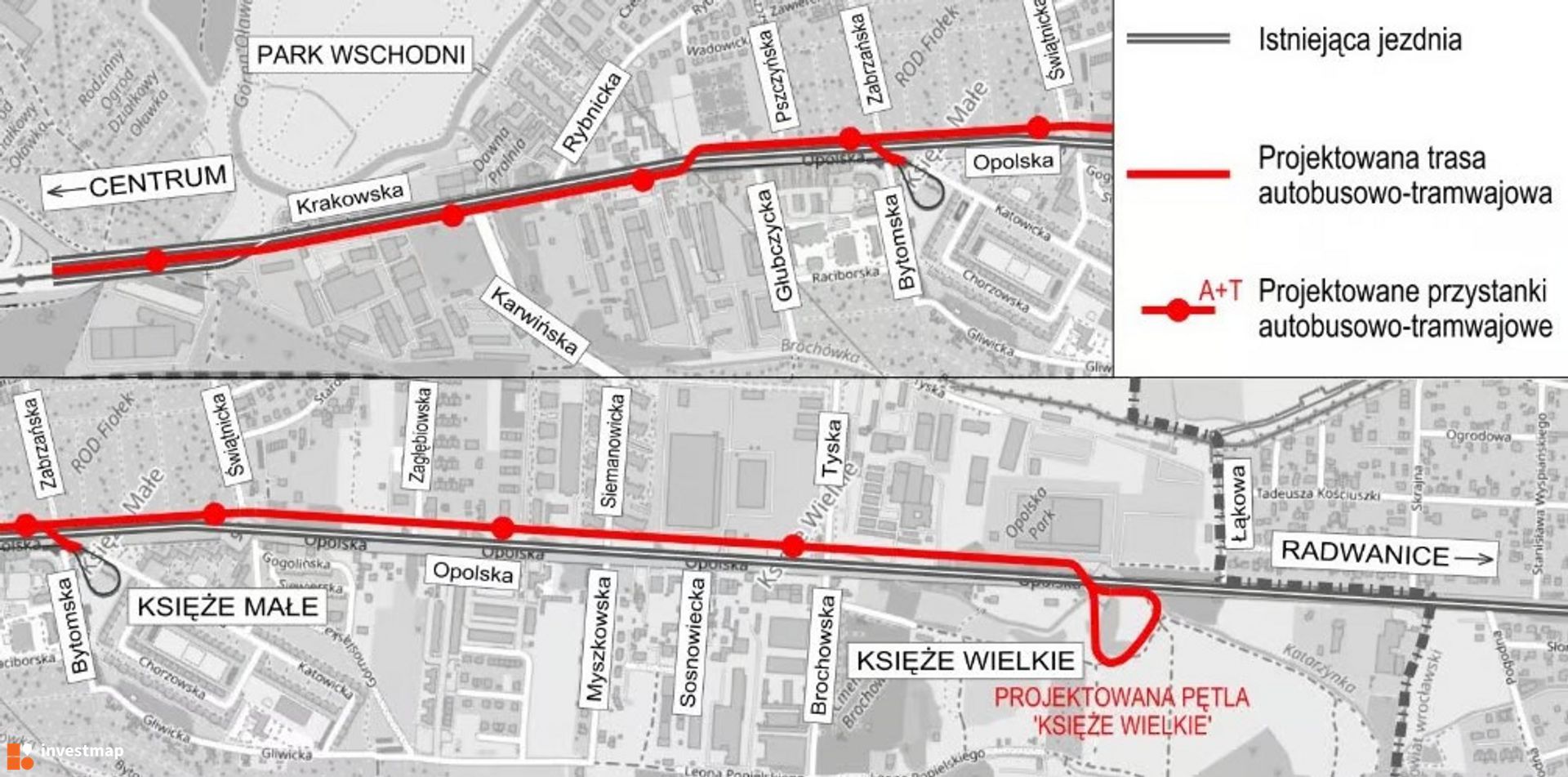 Przebudowa Opolskiej i tramwaj na Księże Wielkie