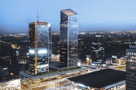 Powstanie nowy, blisko 200-metrowy wieżowiec przy dworcu Warszawa Centralna [WIZUALIZACJE]