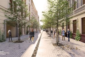 Ulica Krupnicza w Krakowie zostanie gruntownie wyremontowana i przebudowana. Trwają już prace [ZDJĘCIA + WIZUALIZACJE]