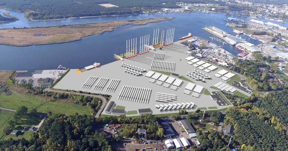 Wielki terminal instalacyjny morskich farm wiatrowych w Świnoujściu z pozwoleniem na użytkowanie