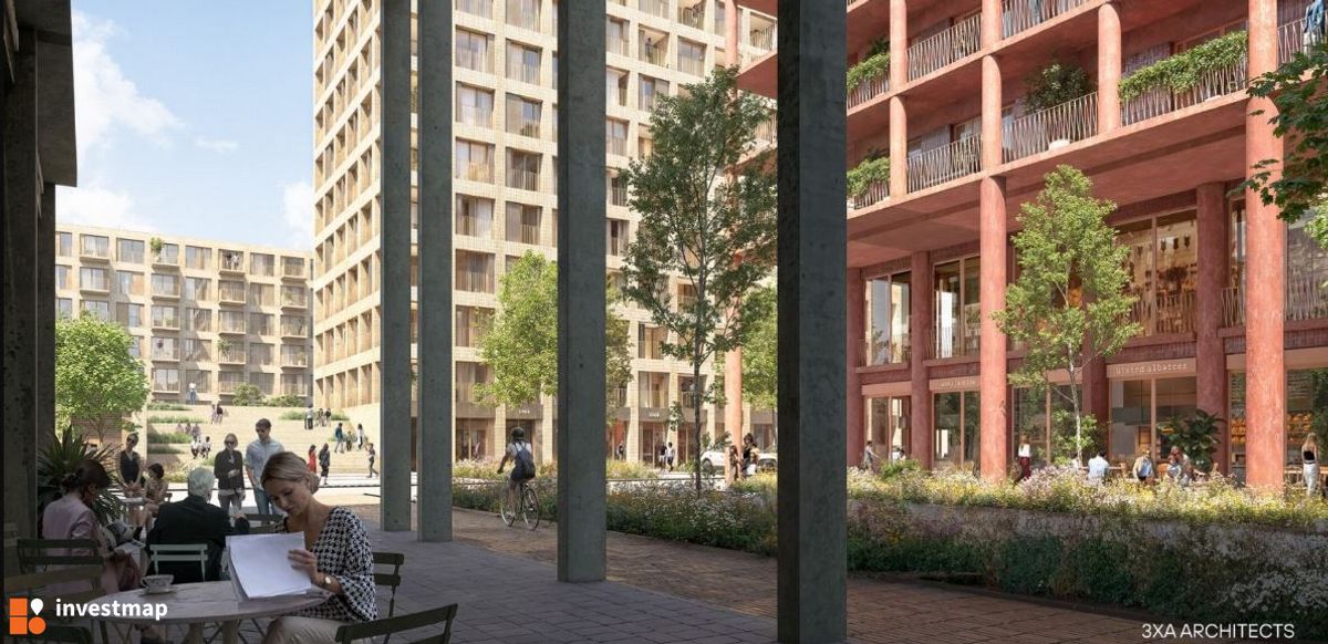 Wizualizacja Kompleks wielofunkcyjny, ul. Kościerzyńska dodał Orzech 