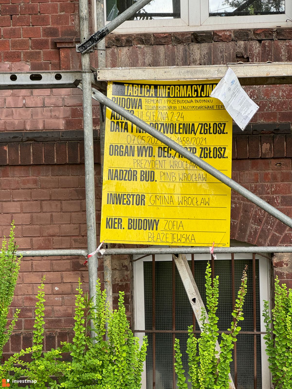 Zdjęcie Remont i przebudowa budynku Technikum nr 18  fot. Wojciech Jenda