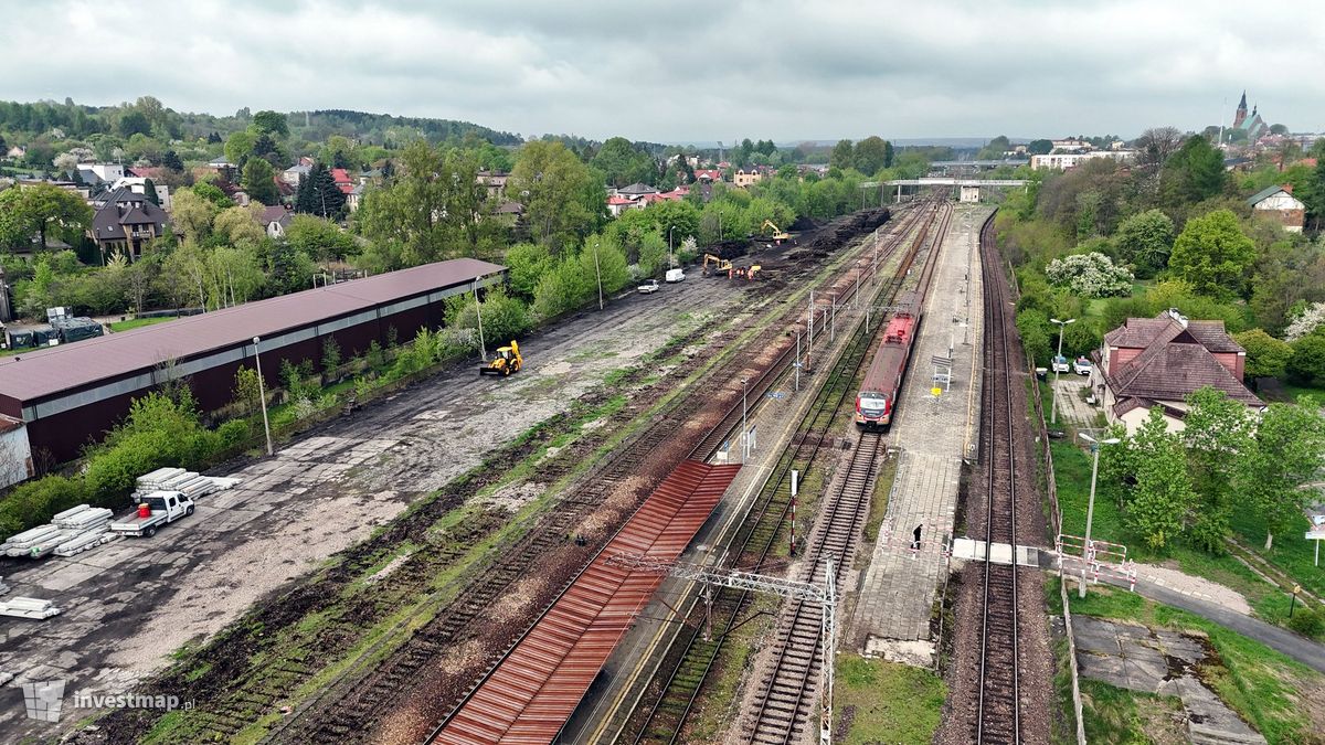 Zdjęcie Przebudowa stacji kolejowej Olkusz fot. Orzech 