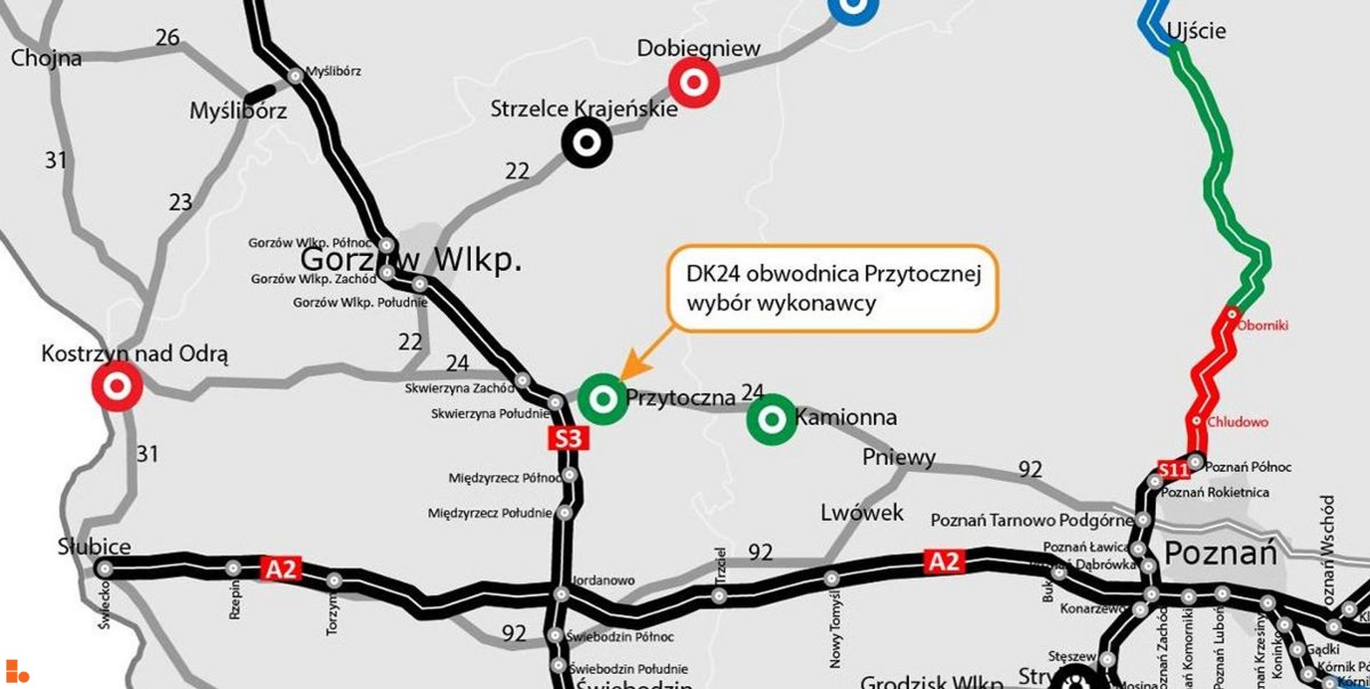 Obwodnica Przytocznej w ciągu DK24