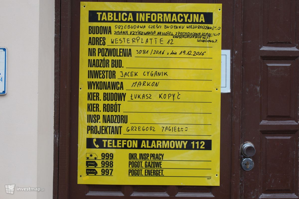 Zdjęcie [Kraków] Remont Kamienicy, ul. Westerplatte 12 fot. Damian Daraż 