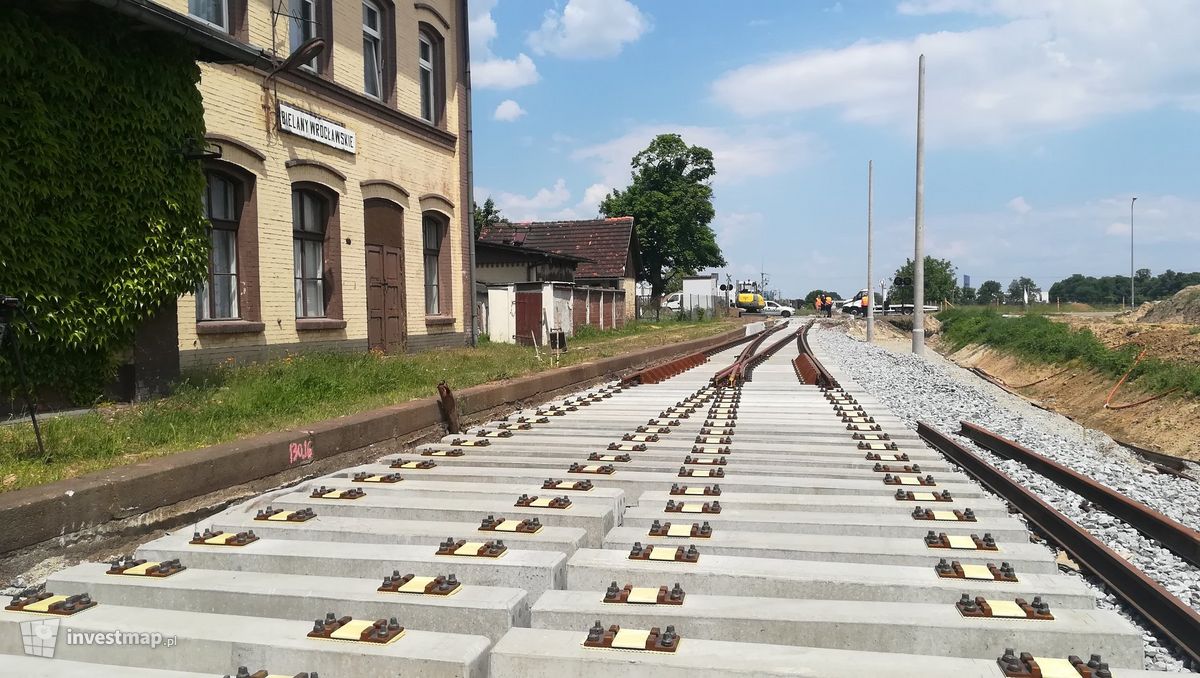 Zdjęcie Przebudowa linii kolejowej nr 285 na odcinku Wrocław Główny – Świdnica Przedmieście fot. Paweł Harom 