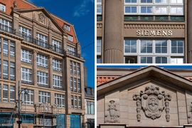 Zabytkowa kamienica Siemensa przy ul. Piotrkowskiej Łodzi odsłoniła elewację [ZDJĘCIA]