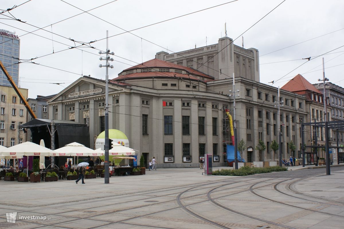 Zdjęcie [Katowice] Remont Teatru Wyspiańskiego, ul. Teatralna 2 fot. Damian Daraż 