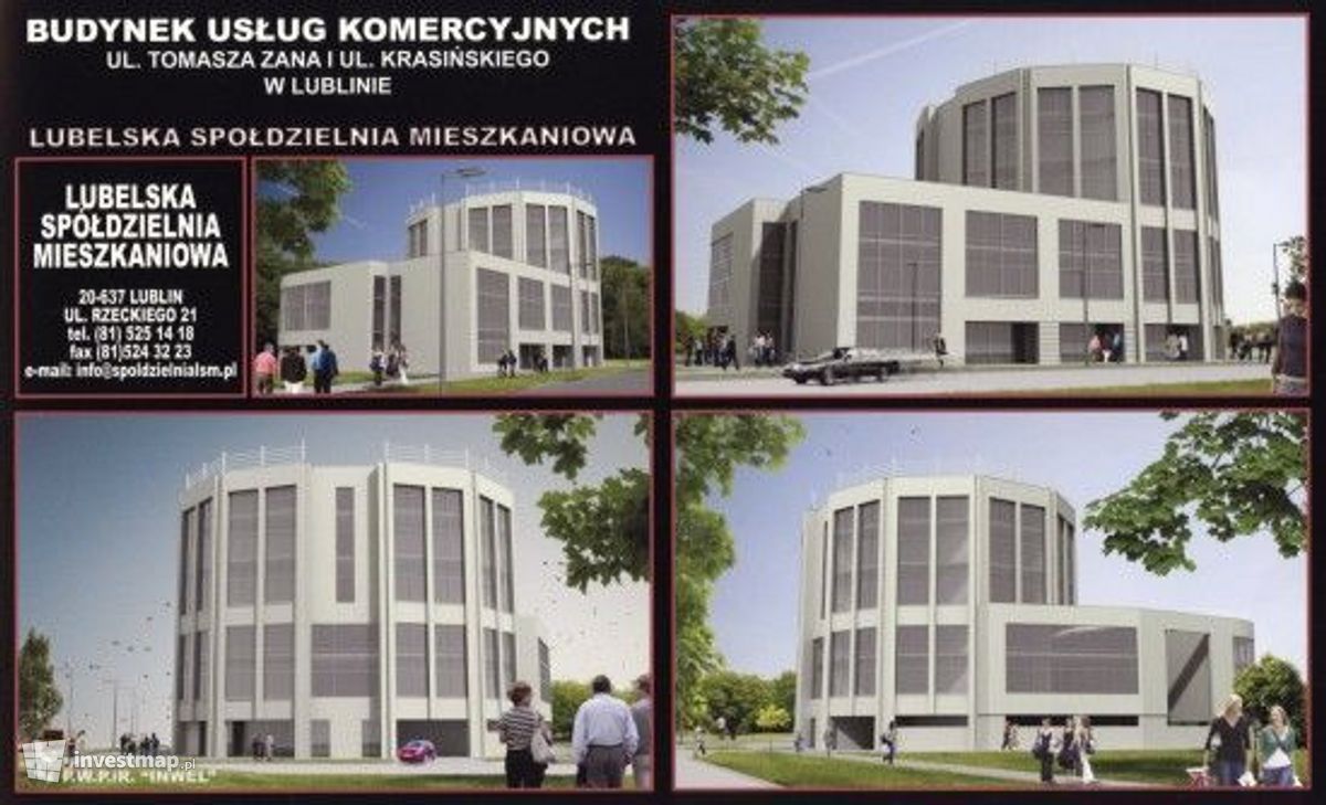 Wizualizacja [Lublin] Budynek usługowy LSM 