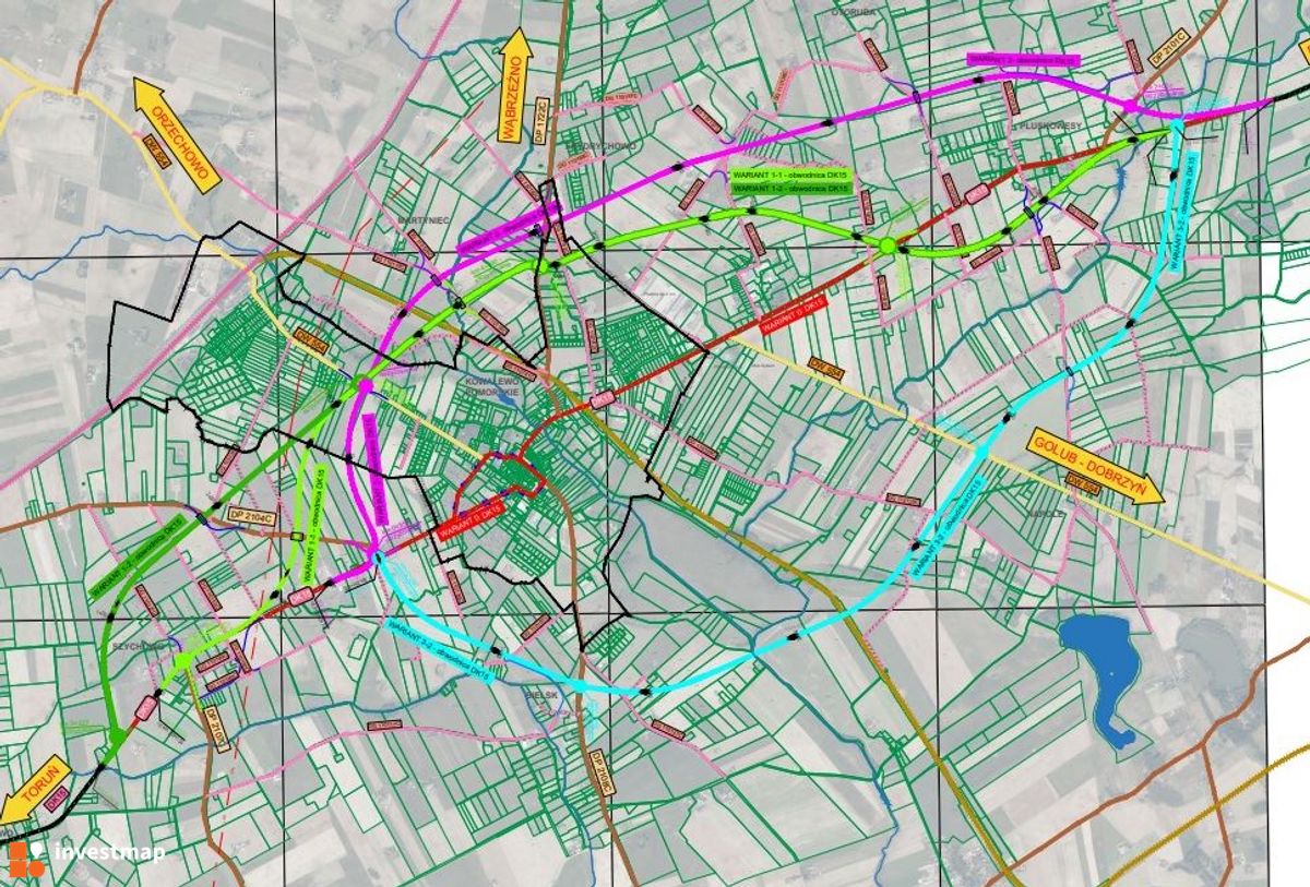 Wizualizacja Obwodnica Kowalewa Pomorskiego dodał Orzech 