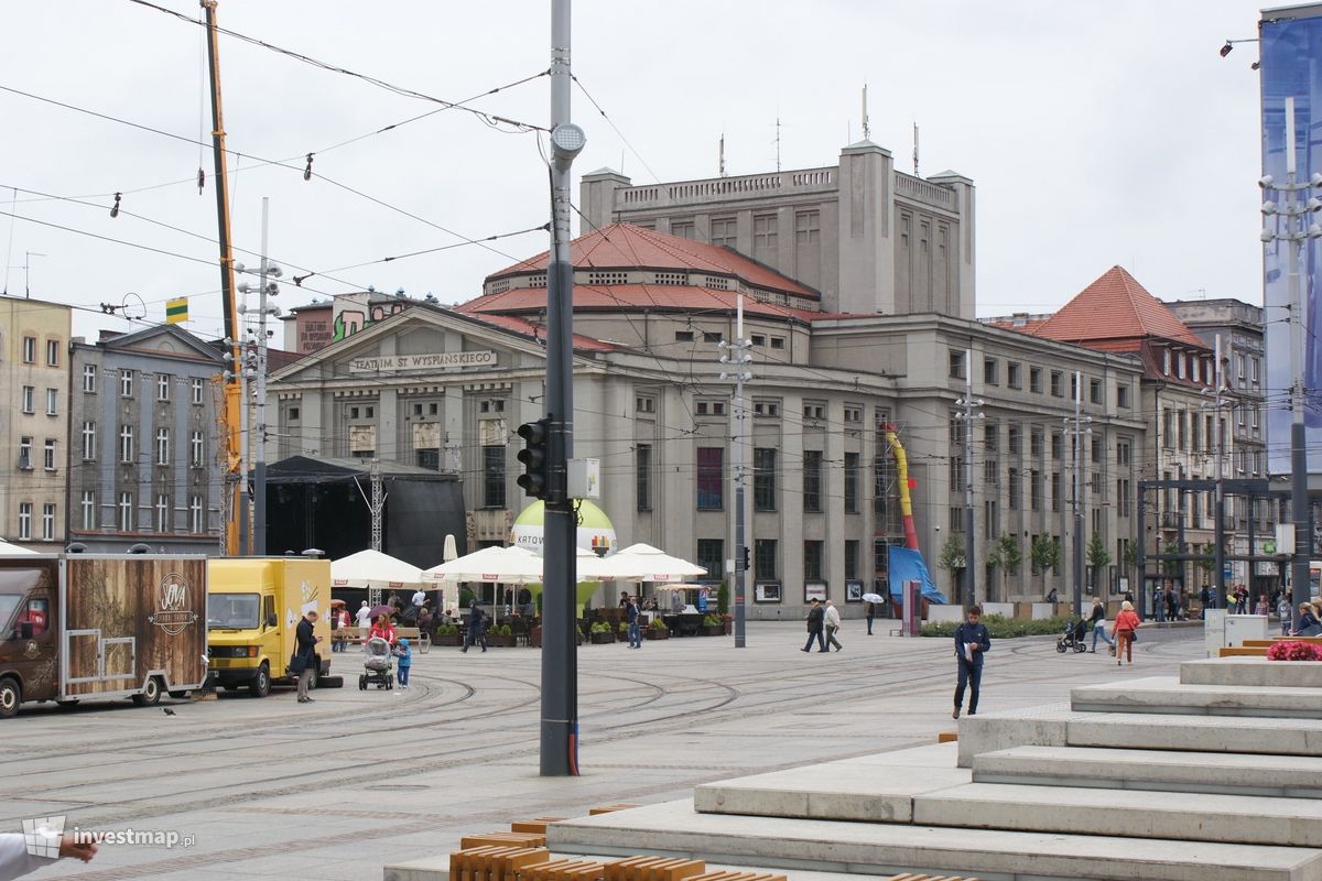 Zdjęcie [Katowice] Remont Teatru Wyspiańskiego, ul. Teatralna 2 fot. Damian Daraż 