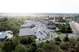 Rozpoczęła się budowa parku handlowego KORONA w Krośnie Odrzańskim [WIZUALIZACJE]