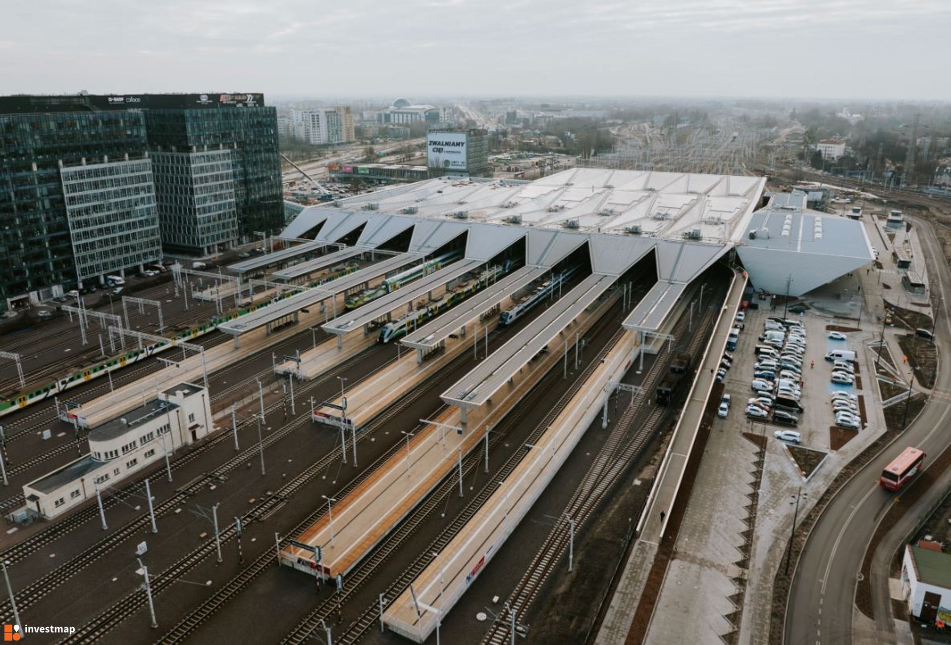 Przelot nad przebudową Warszawy Zachodniej i Ursusa Północnego w październiku 2025 