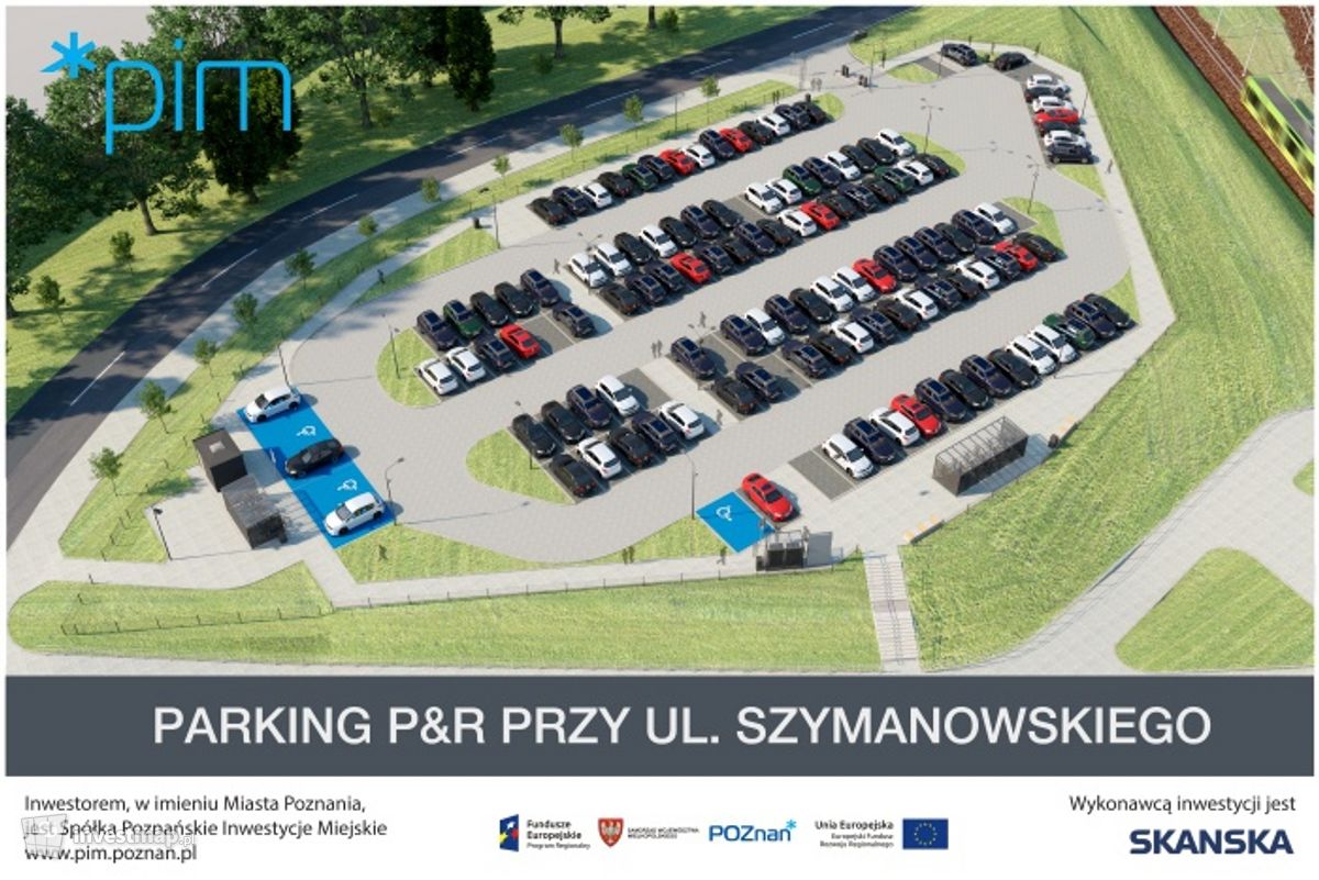 Wizualizacja [Poznań] Parking "Park&Ride", ul. Szymanowskiego/Smoleńska dodał Jan Hawełko 