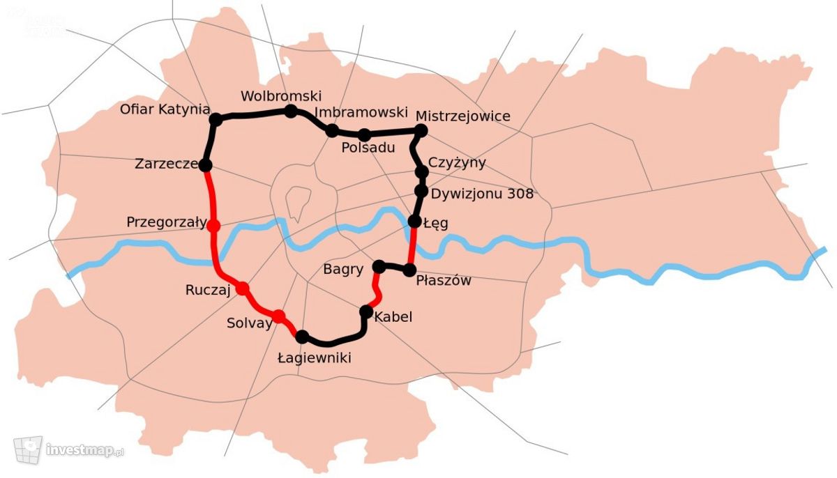 Wizualizacja [Kraków] Trasa Nowobagrowa dodał Damian Daraż 