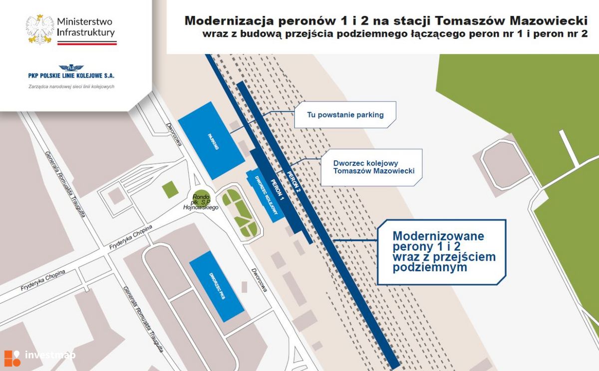 Wizualizacja Dworzec PKP w Tomaszowie Mazowieckim (modernizacja) dodał Orzech 