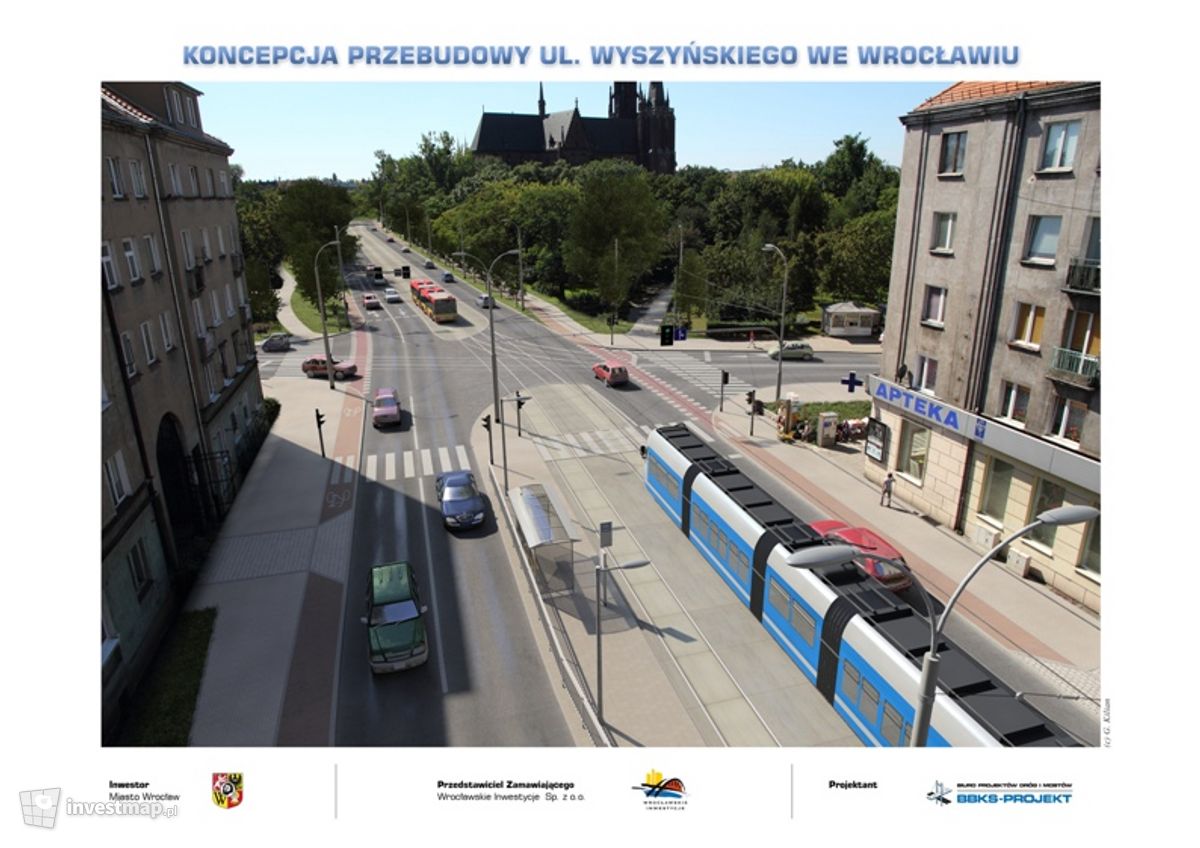 Wizualizacja [Wrocław] Przebudowa ul. Wyszyńskiego dodał Godfath3r 