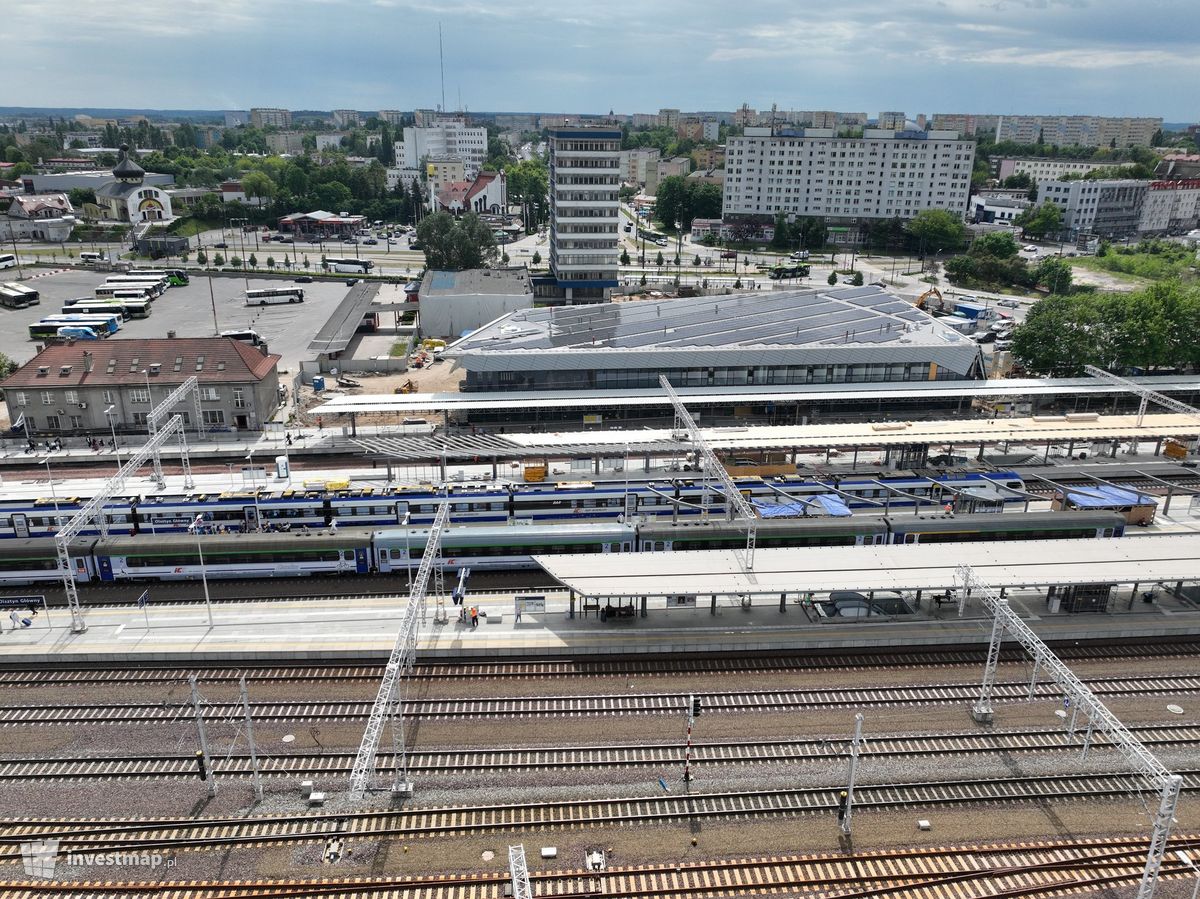 Zdjęcie Nowy dworzec kolejowy Olsztyn Główny fot. Orzech 