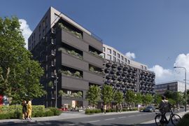 W miejscu dawnego biurowca w Krakowie, powstanie duży budynek z lokalami inwestycyjnymi [WIZUALIZACJE]