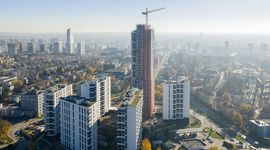 121-metrowa wieża ATAL Sky+ zmienia panoramę Katowic [ZDJĘCIA+WIZUALIZACJE]