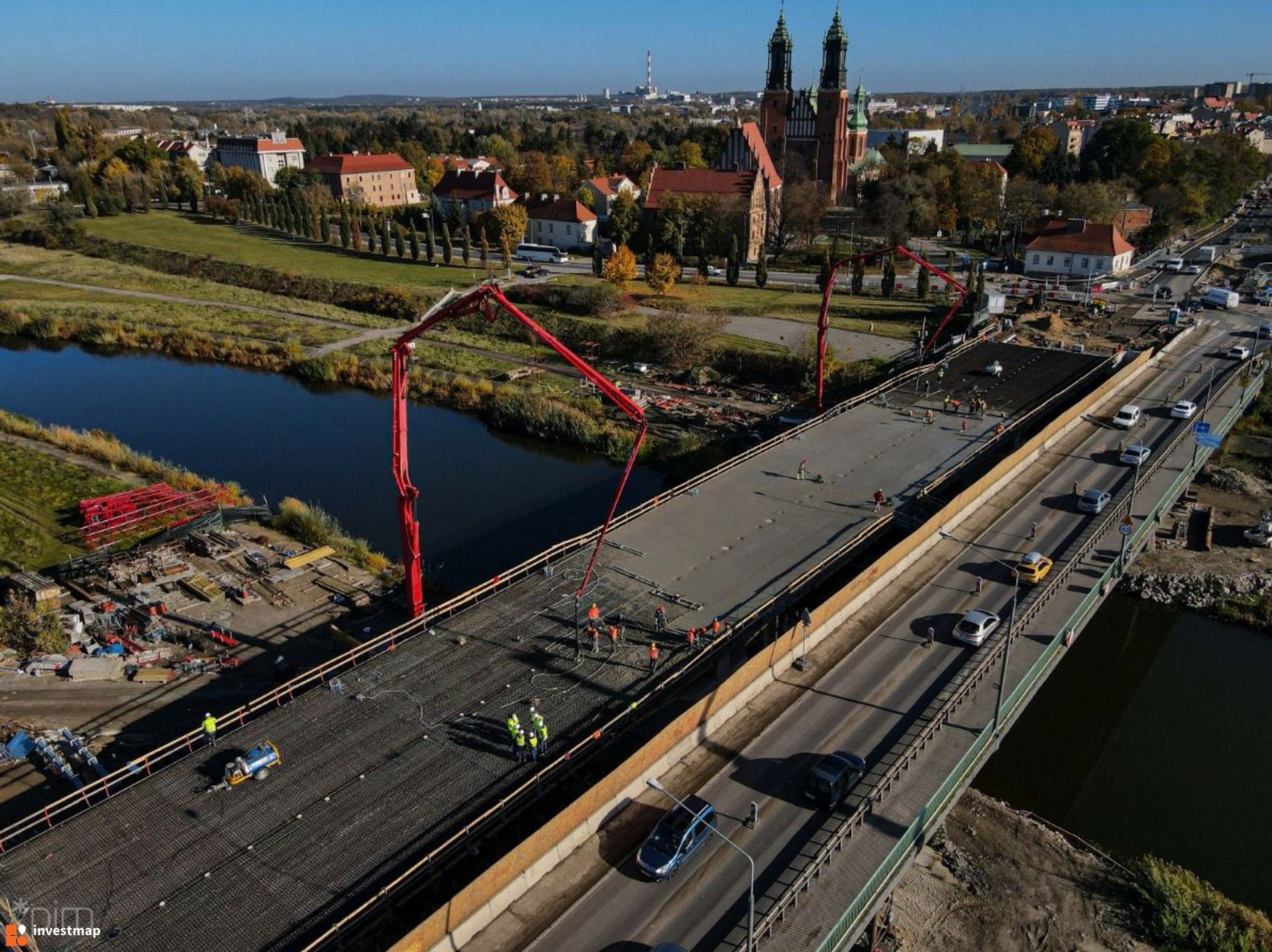 Co słychać na budowie nowego Mostu Chrobrego w Poznaniu? 