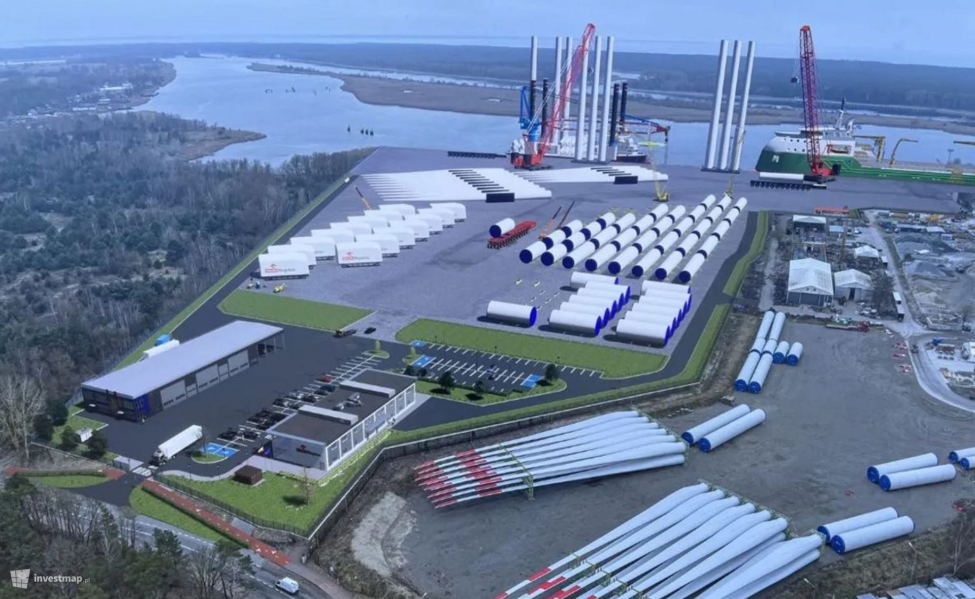 W Świnoujściu powstaje Terminal Instalacyjny morskich farm wiatrowych 