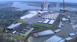 W Świnoujściu powstaje Terminal Instalacyjny morskich farm wiatrowych [FILMY]