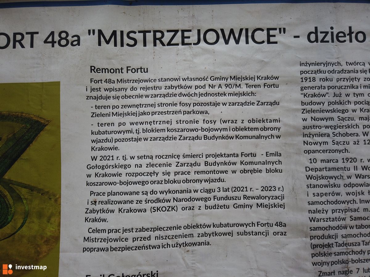 Zdjęcie Fort Mistrzejowice fot. Damian Daraż 