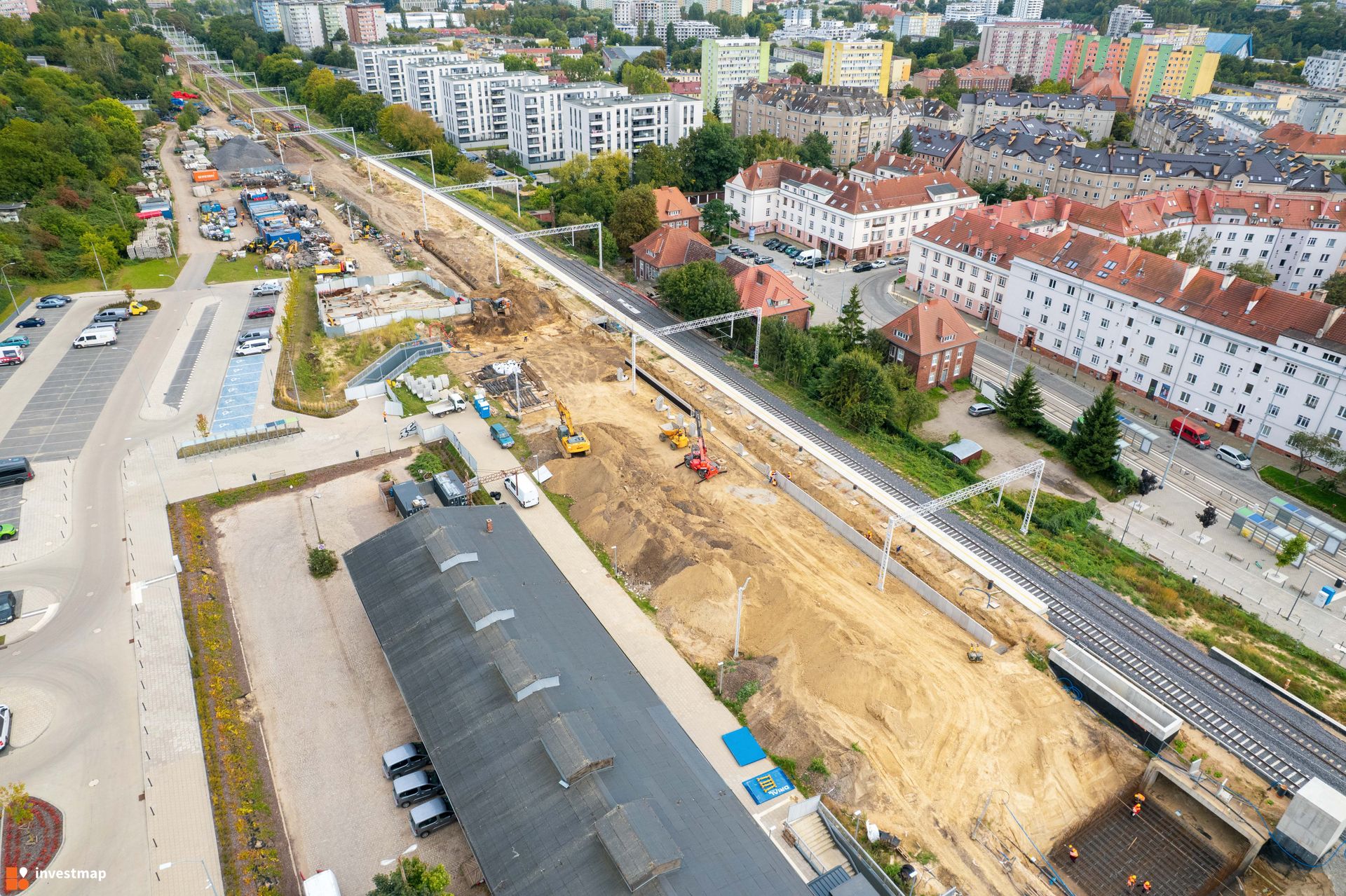 Trwa modernizacja najważniejszego przystanku Szczecińskiej Kolei Metropolitalnej 