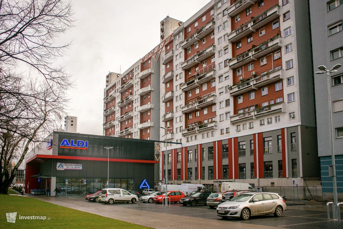 Zdjęcie [Wrocław] Supermarket "Aldi", ul. Powstańców Śląskich 