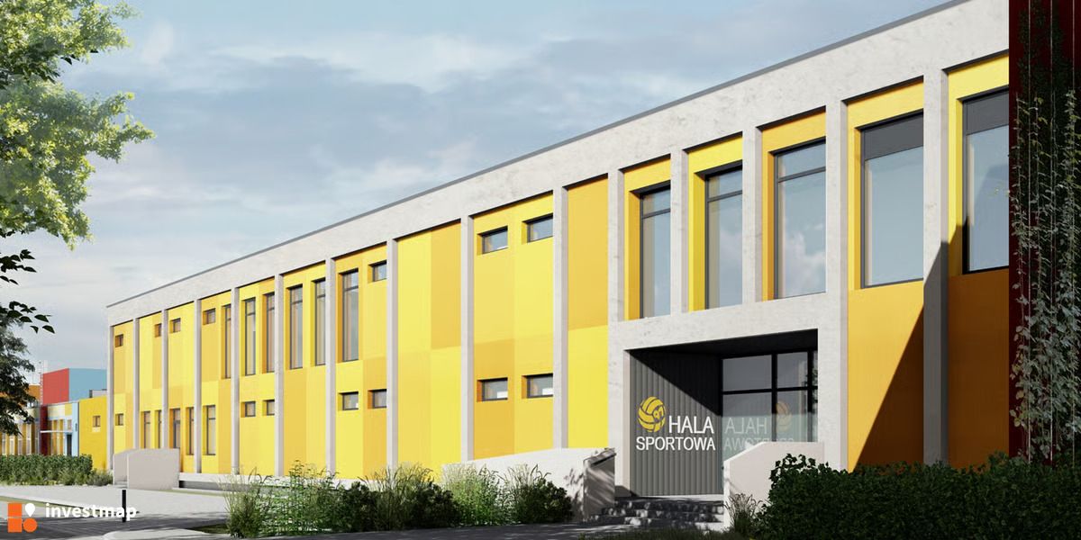 Wizualizacja Przebudowa budynków SP nr 97 o blok sportowy dodał Wojciech Jenda