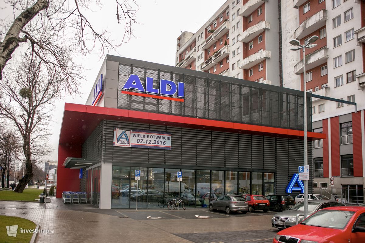 Zdjęcie [Wrocław] Supermarket "Aldi", ul. Powstańców Śląskich 
