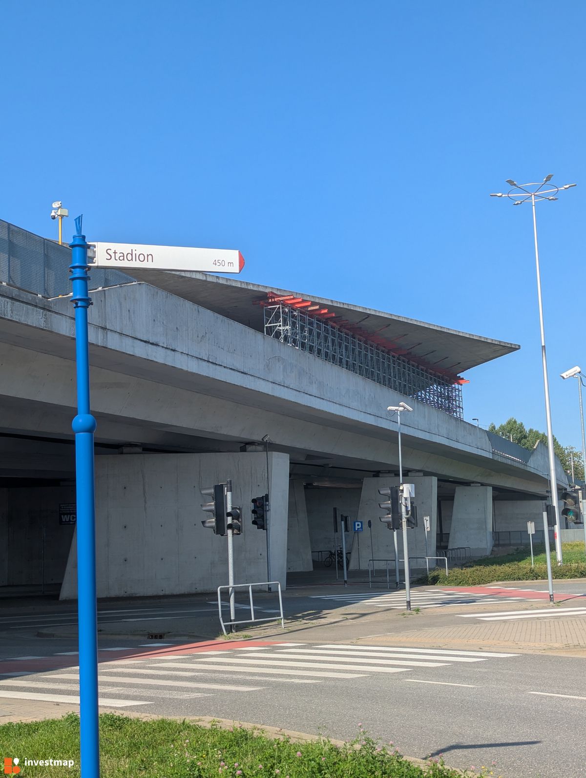 Zdjęcie [Wrocław] Zintegrowany węzeł przesiadkowy w rejonie Stadionu Miejskiego fot. Jakub Zazula 