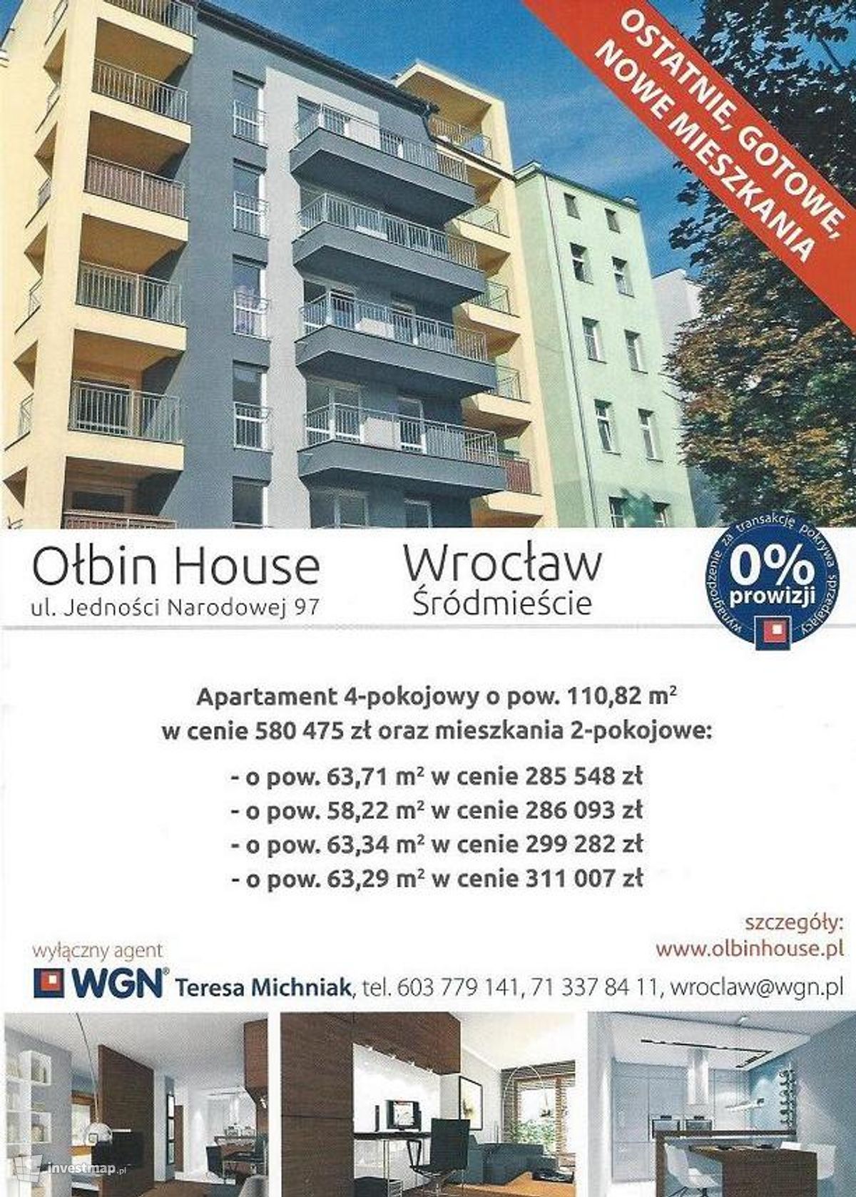 Zdjęcie [Wrocław] Budynek wielorodzinny "Ołbin House" fot. wertka 