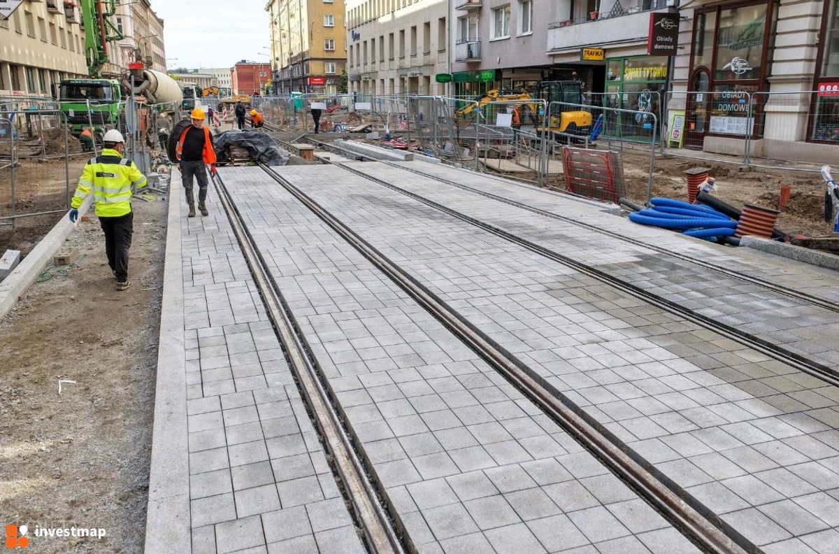 Zdjęcie Trasa tramwajowa, ul. Ratajczaka fot. Orzech 