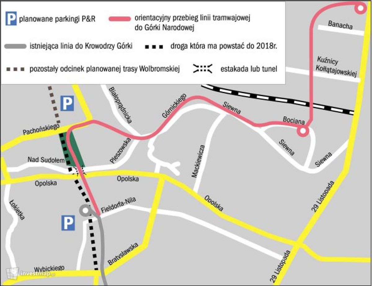 Wizualizacja [Kraków] KST etap V (os. Kurdwanów - ul. Czerwone Maki) dodał Damian Daraż 