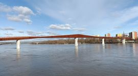 Most pieszo-rowerowy przez Wisłę w Warszawie gotowy! Kiedy otwarcie? [FILMY]