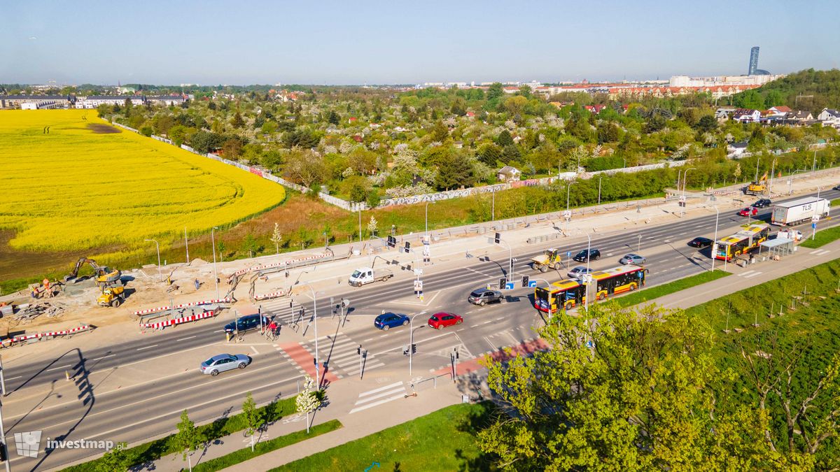 Zdjęcie Trasa tramwajowa na Jagodno fot. Jakub Zazula 