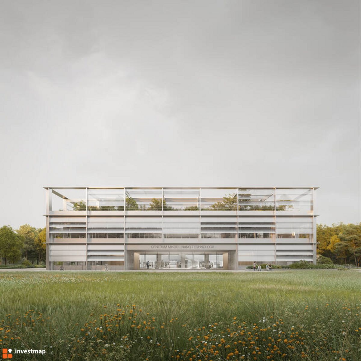 Wizualizacja Centrum Mikro Elektroniki, Mikro Systemów i Mikro Inżynierii dodał Wojciech Jenda